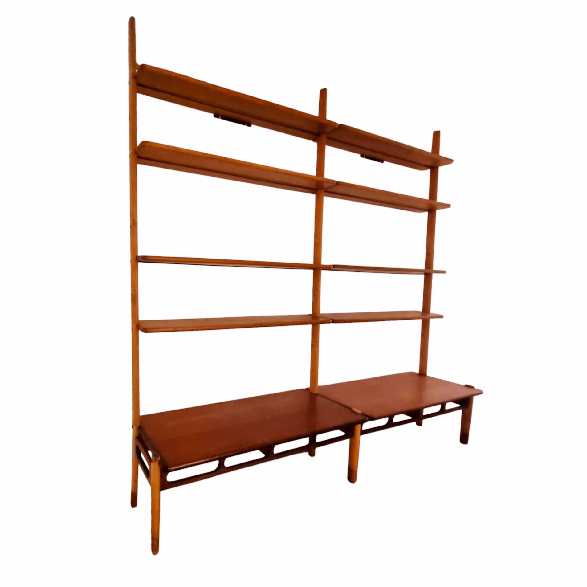 Scanflex William Watting shelving unit bookcase 1950s fifties Fristho Danish Dutch design