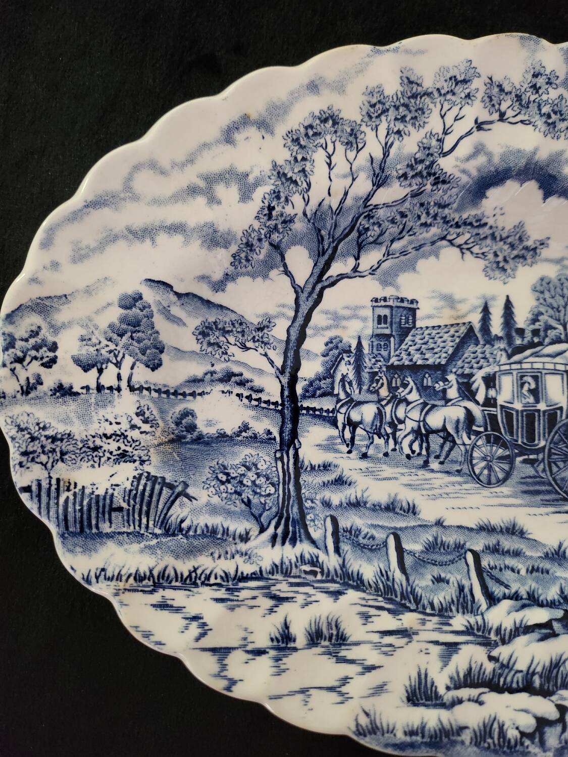 Myott "Royal Mail" English earthenware emptying tray