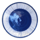 Medium plate - PALME blue border