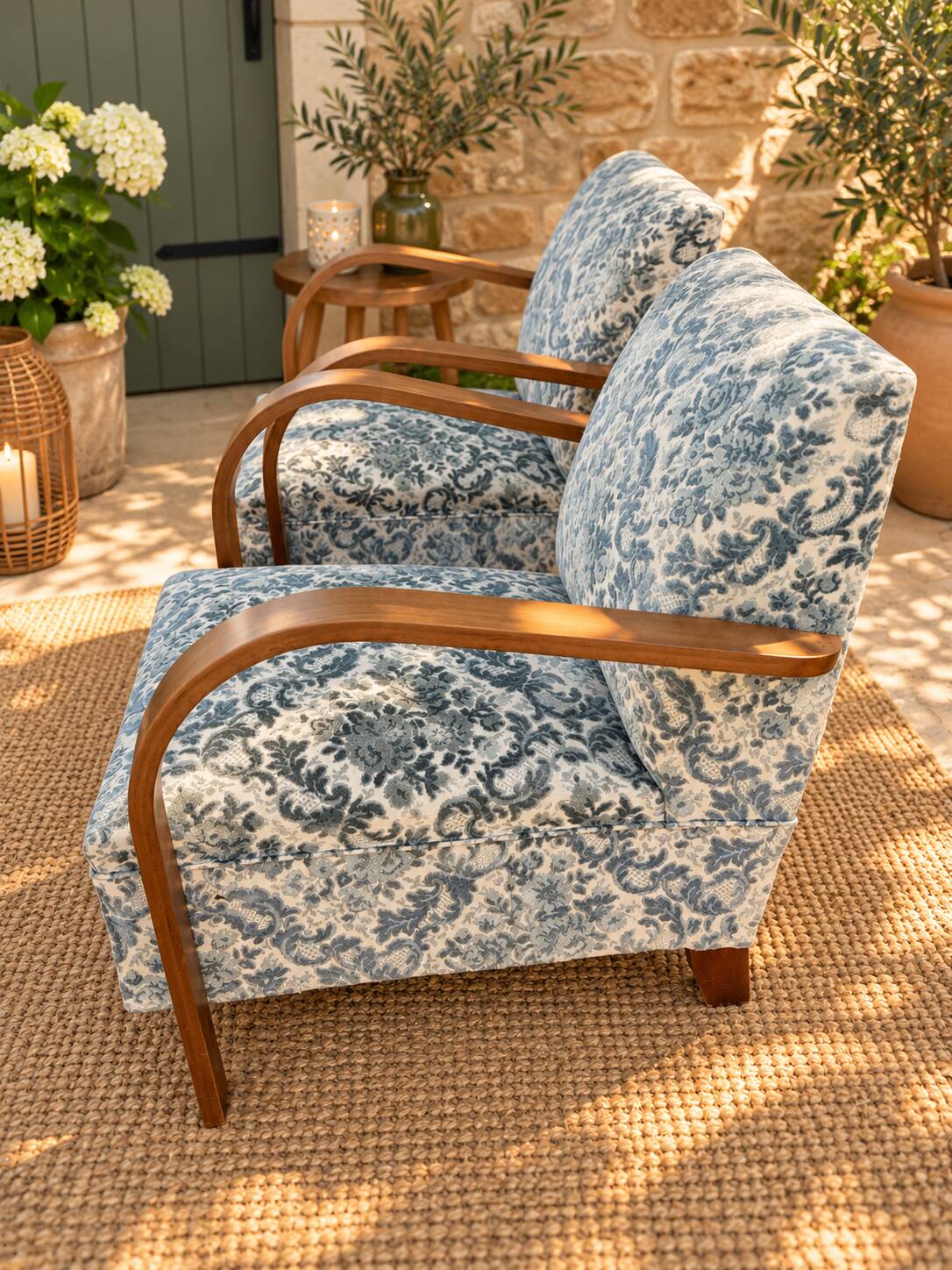 2 fauteuils style Art déco, années 50
