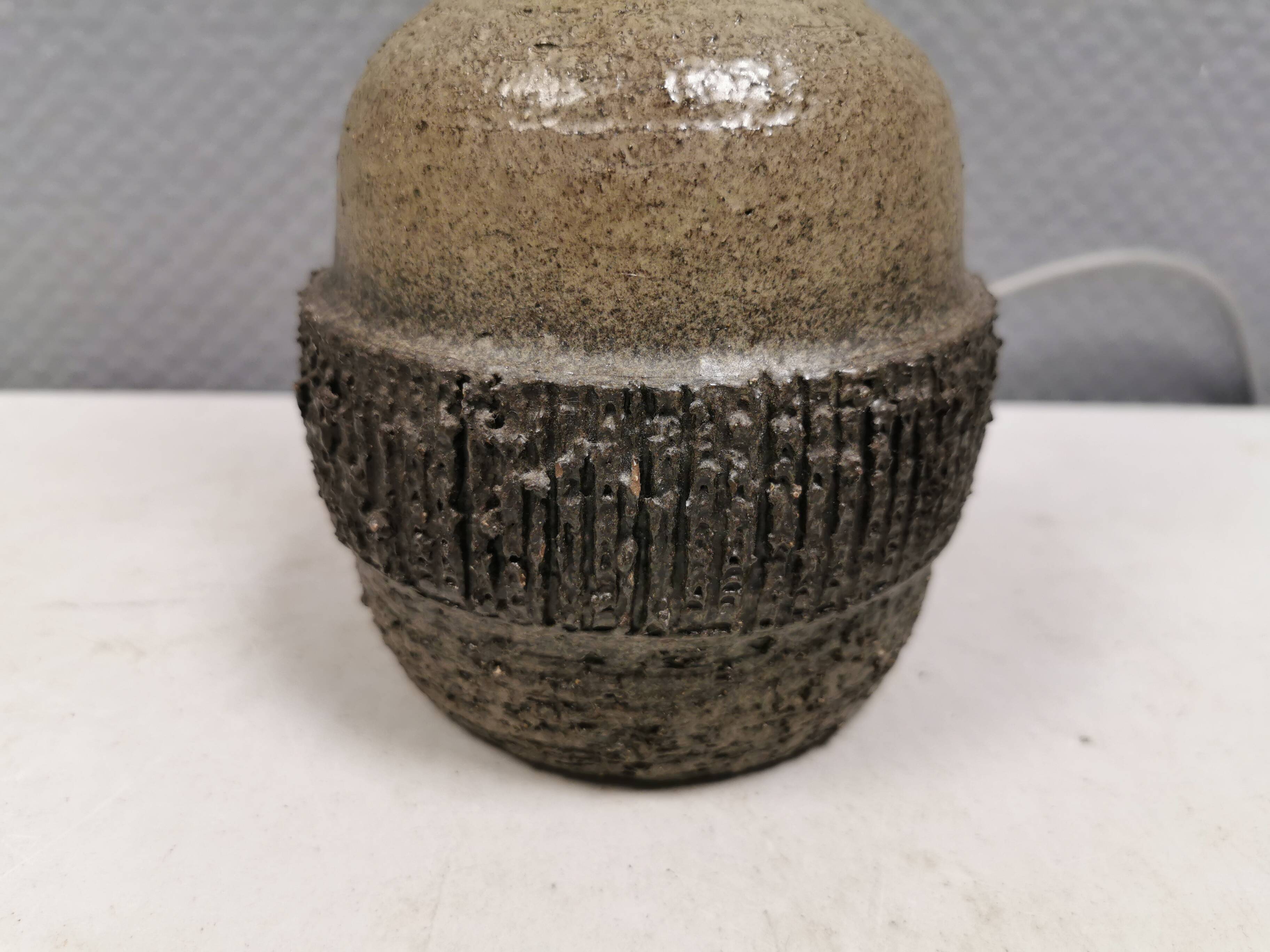 Ceramic table lamp, Danish from the 1970s-80s.