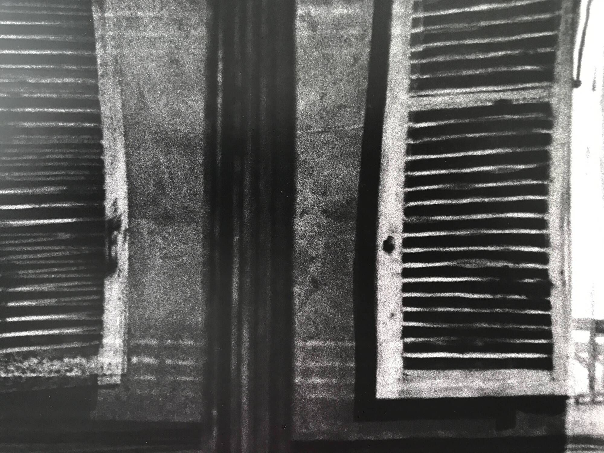 Rosine nusimovici, untitled (windows), 1976. black and white silver print.