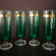 Set of Vintage Art Deco style Luminarc glasses.