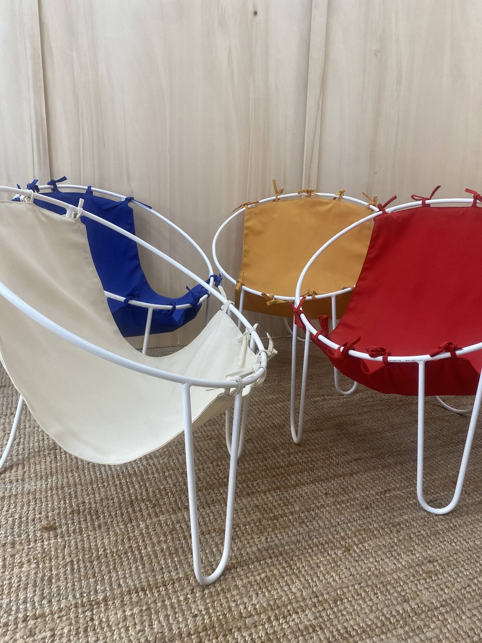 4 outdoor armchairs - 1950s - France