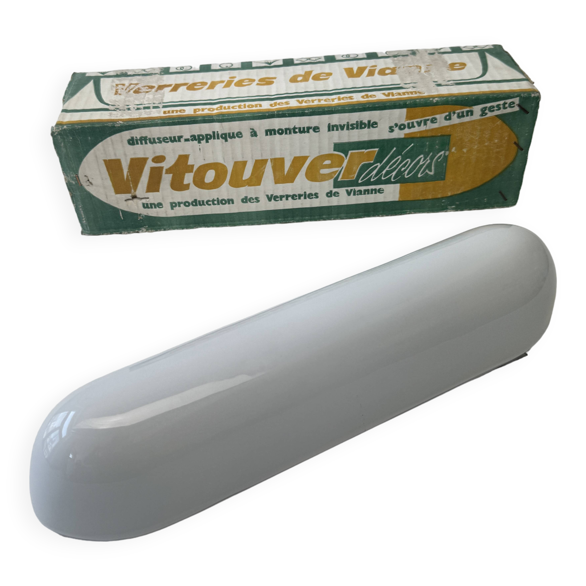 Old rectangular wall light “vianne” 40 cm vintage