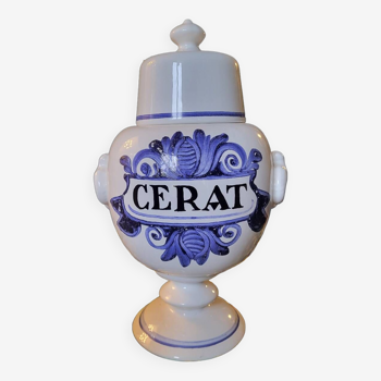 Pharmacy jar, Cérat apothecary jar