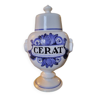 Pharmacy jar, Cérat apothecary jar
