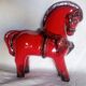 Bitossi - Aldo Londi - Red Roman Horse - glazed ceramic
