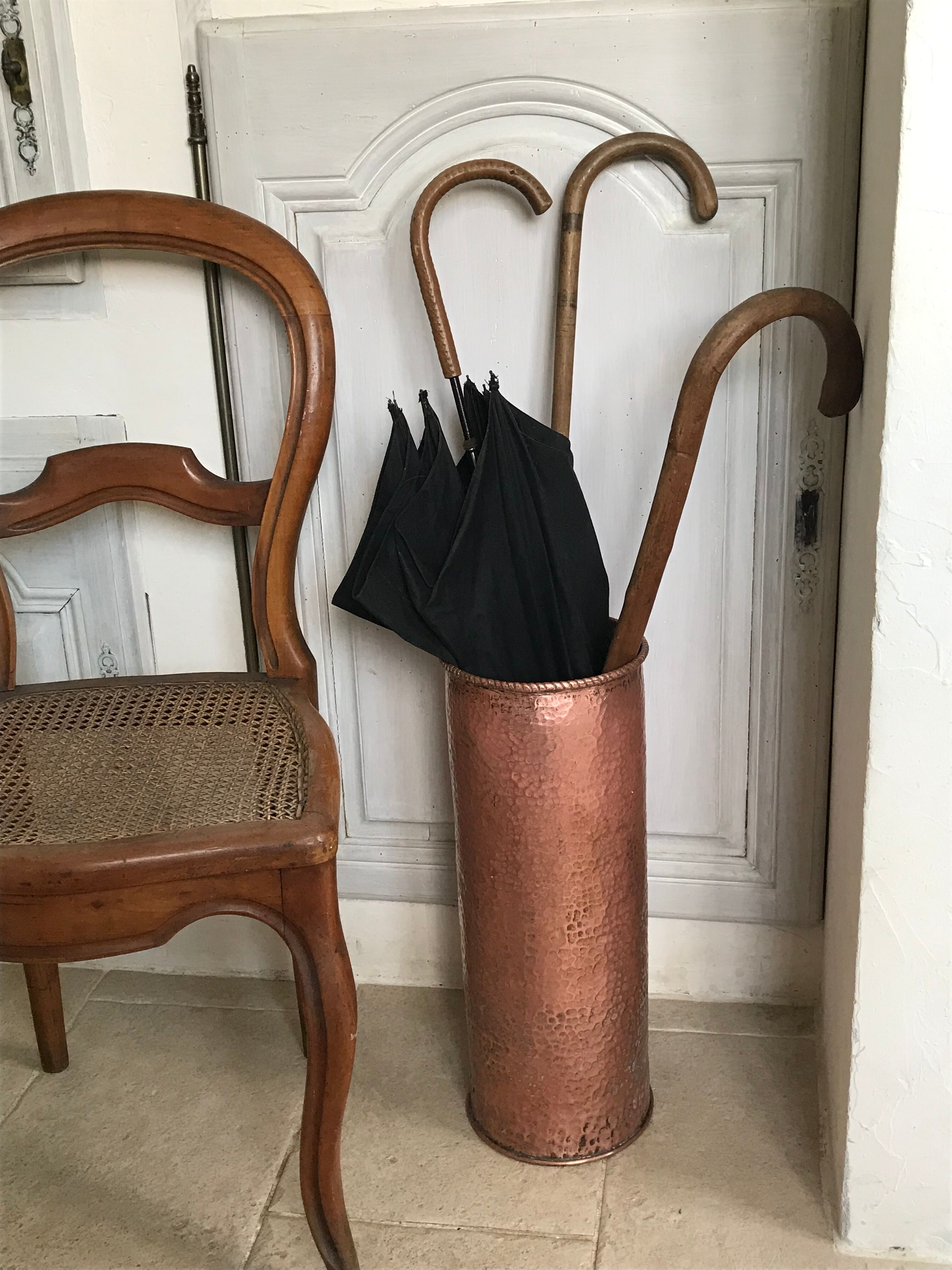 Former umbrella in copper
