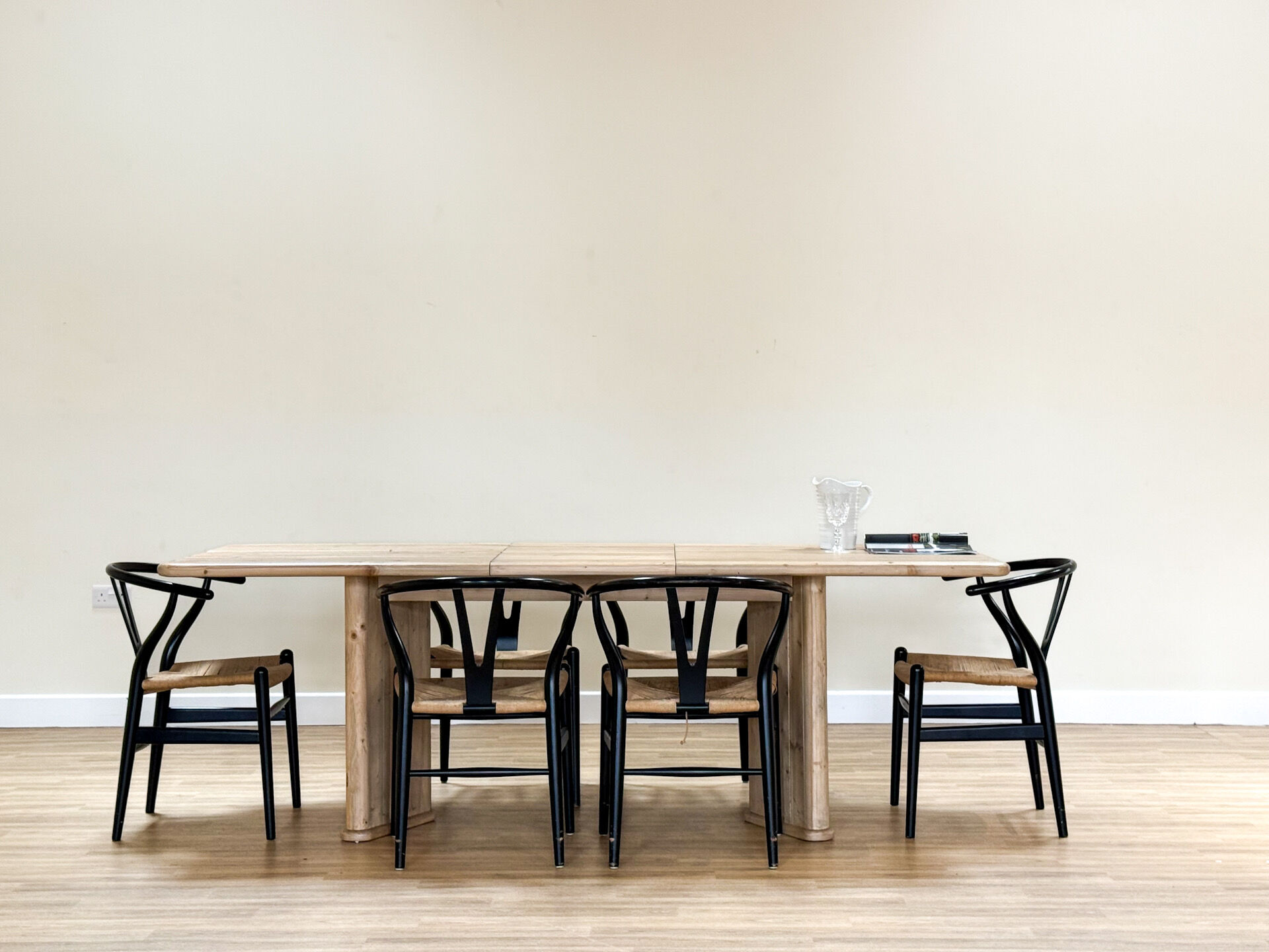 Set of 6 Hans J. Wegner Wishbone Chairs by Carl Hansen & Søn, Denmark, 2007