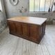 Counter or desk in oak from the 1950s.