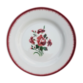 Assiette Bouquet Fleuri Digoin