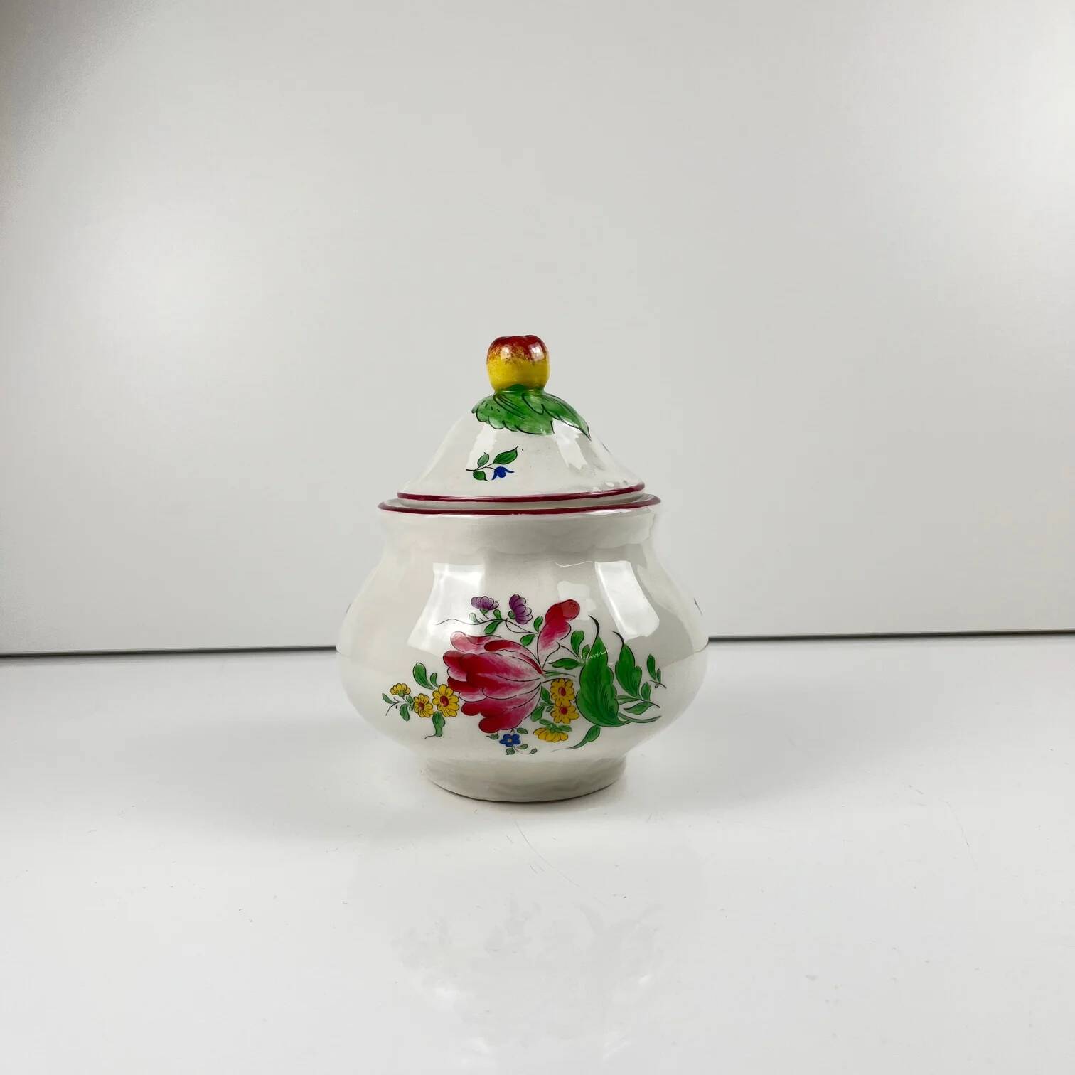 Sucrier modèle réverbère par KG Lunéville