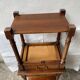 Pair of cherry wood side tables