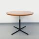 Large round coffee table in vintage Scandinavian style, modular into a table.