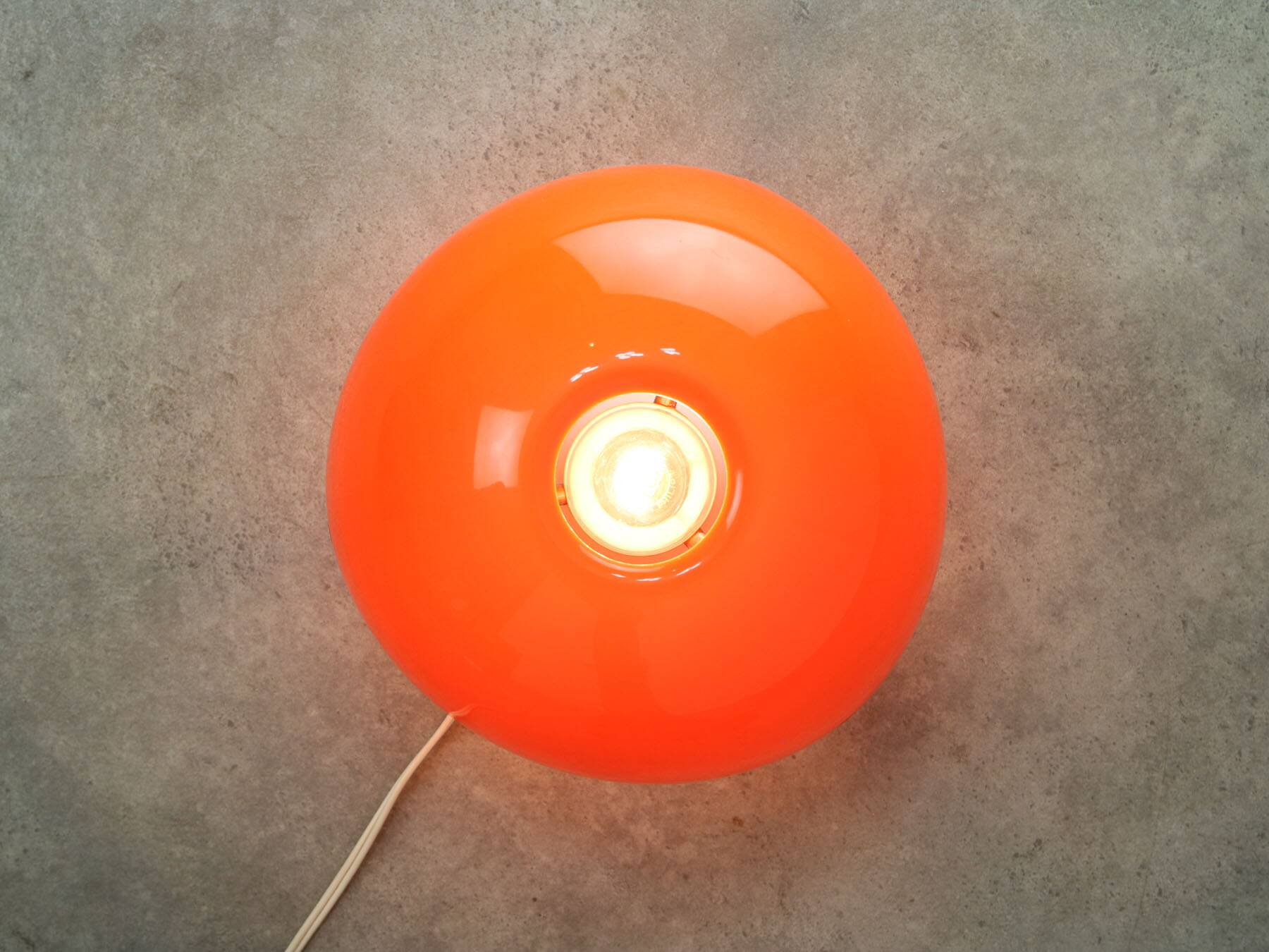 Space Age "Nule" Mushroom Table Lamp by Luigi Massoni for Guzzini, 1970s