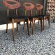 Set of 3 Roger Landault chairs for Sentou