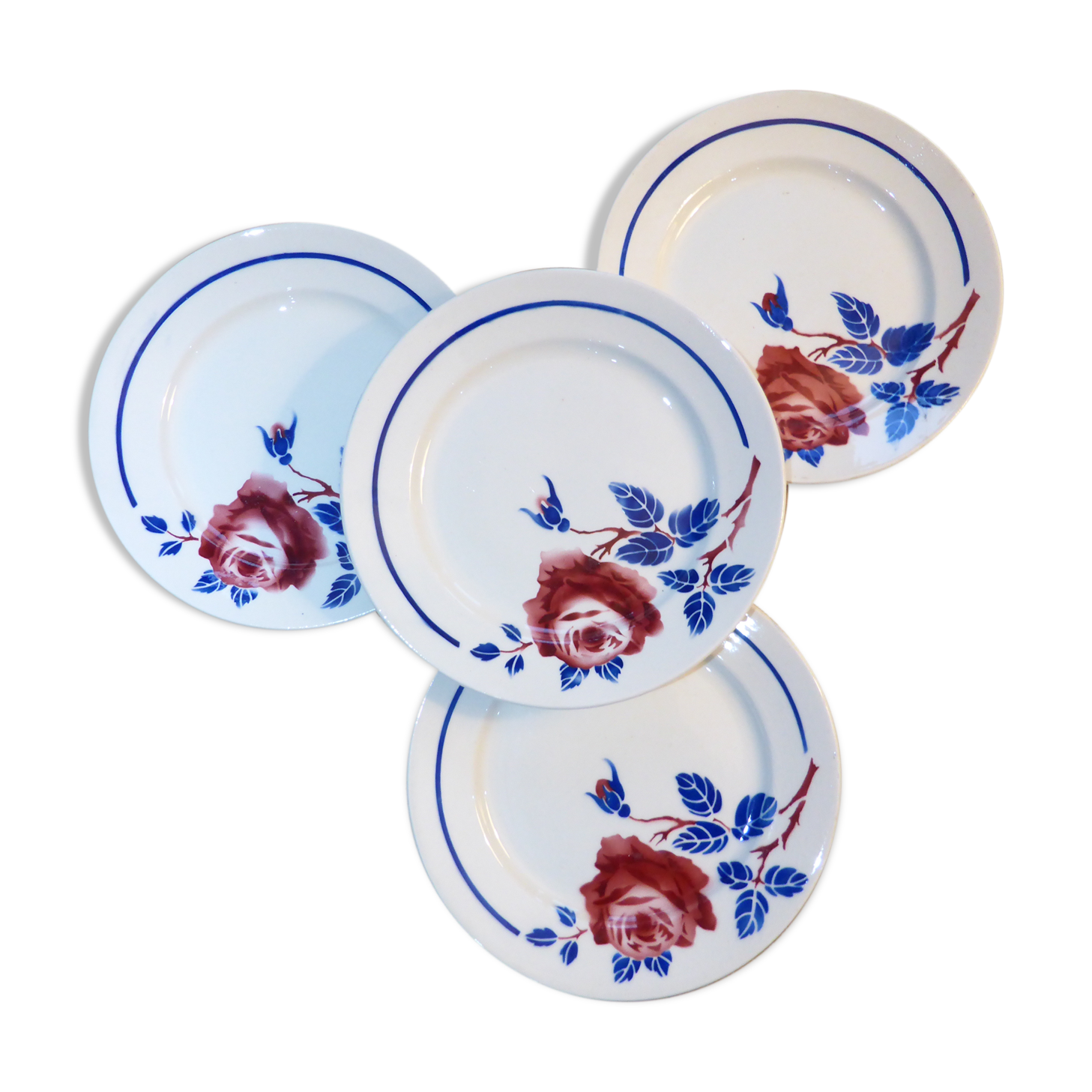 4 flat plates K-G model Chantal