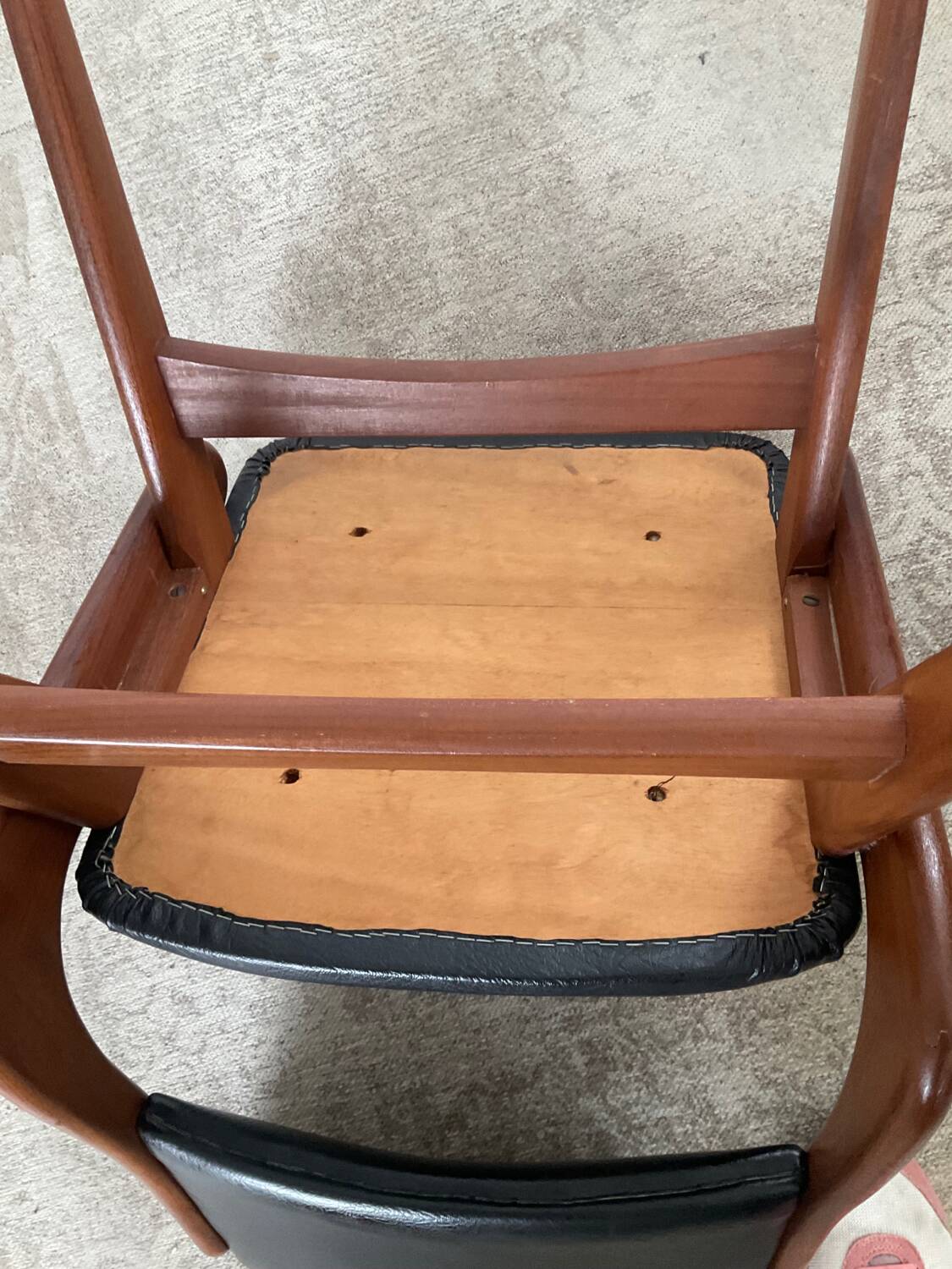 Scandinavian chair attributed to Louis Van Teeffelen from the 1960s
