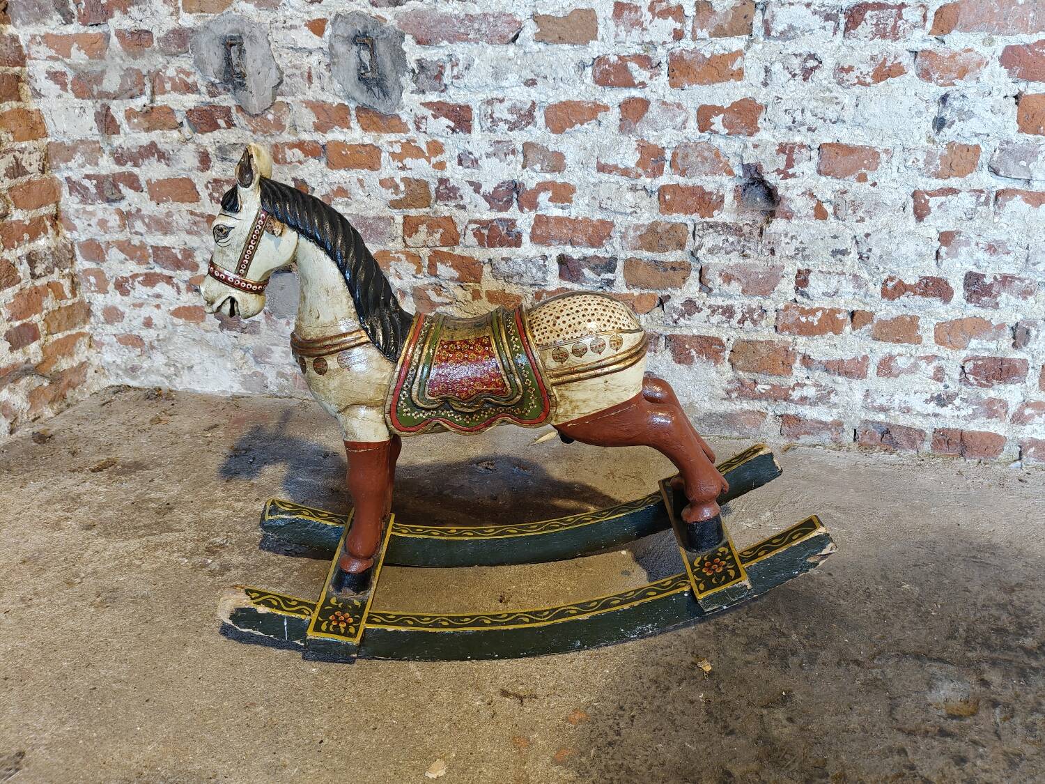 Antique rocking horse