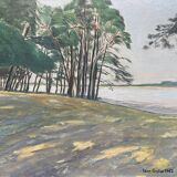 Painting “Dunes”, L.Grelier, 1962