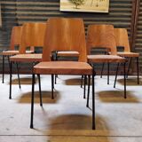 Set of 6 stackable chairs Baumann Manhattan