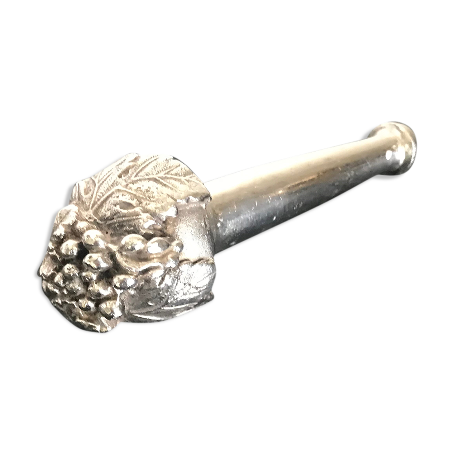 Champagne cork silver metal