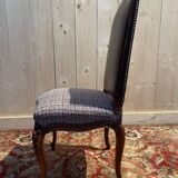 Set of 8 Louis XV style walnut chairs