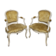 Paire de fauteuils cabriolet louis xv