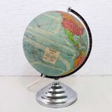 Perrina luminous glass world map, picquart globe