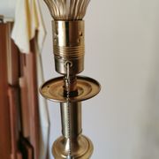 Vintage oriental-style brass lamppost