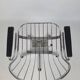 Fauteuil pivotant vintage chromé