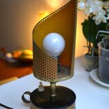 Perforated metal lamp TV atmosphere 50s