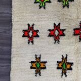 Traditional handmade pure wool Berber rug size 150 x 250 cm.