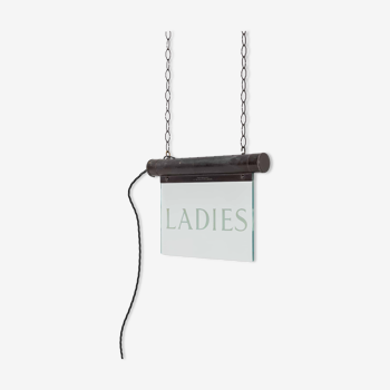 Brass Internalite 'Ladies' Illuminated Sign