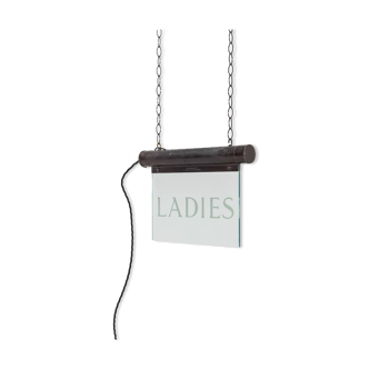 Brass Internalite 'Ladies' Illuminated Sign