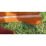 Mahogany and marble chest of drawers or chiffonier