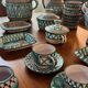 Ceramic service set signed by Robert Picault