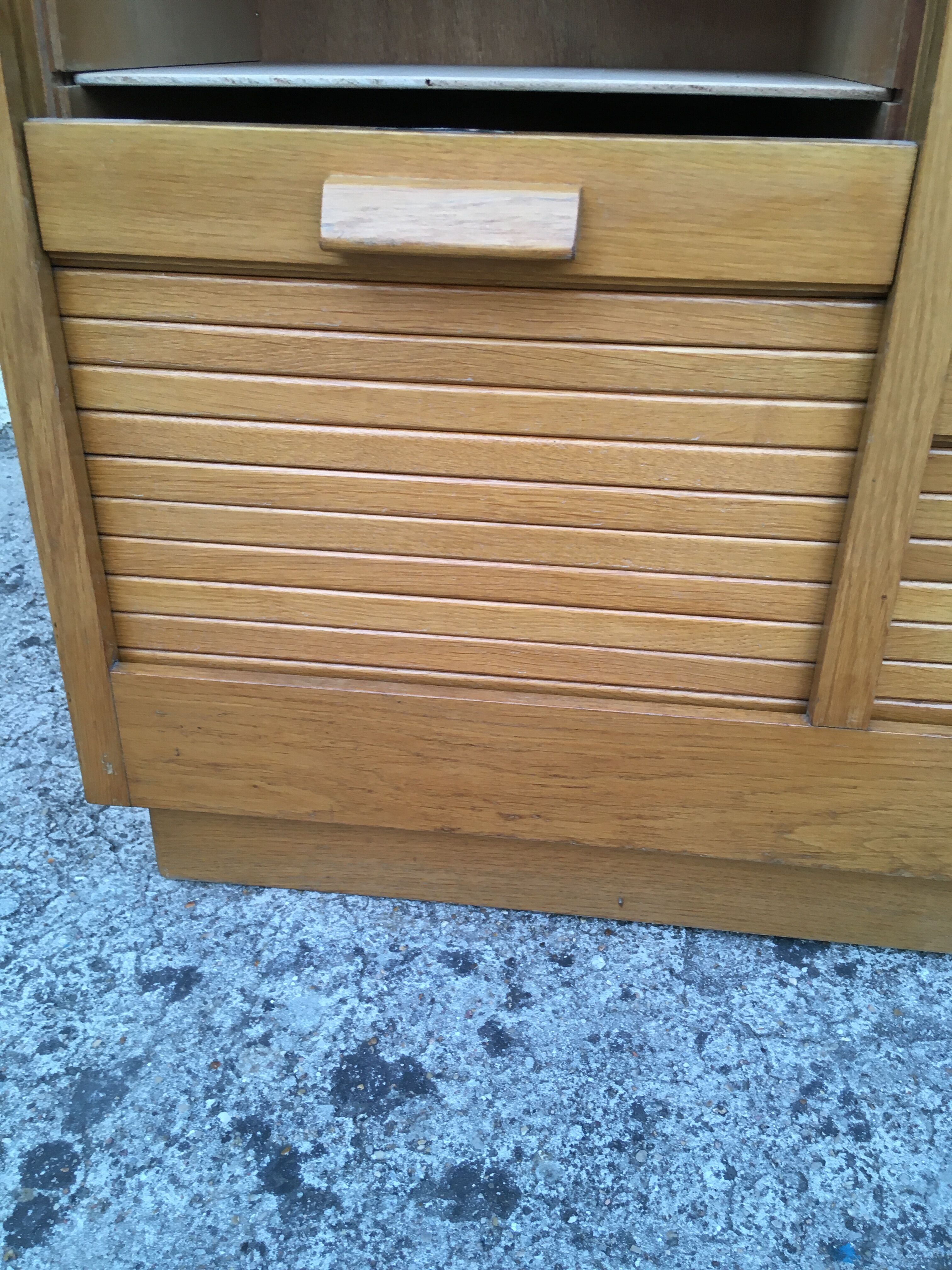 Gold oak double curtain binder