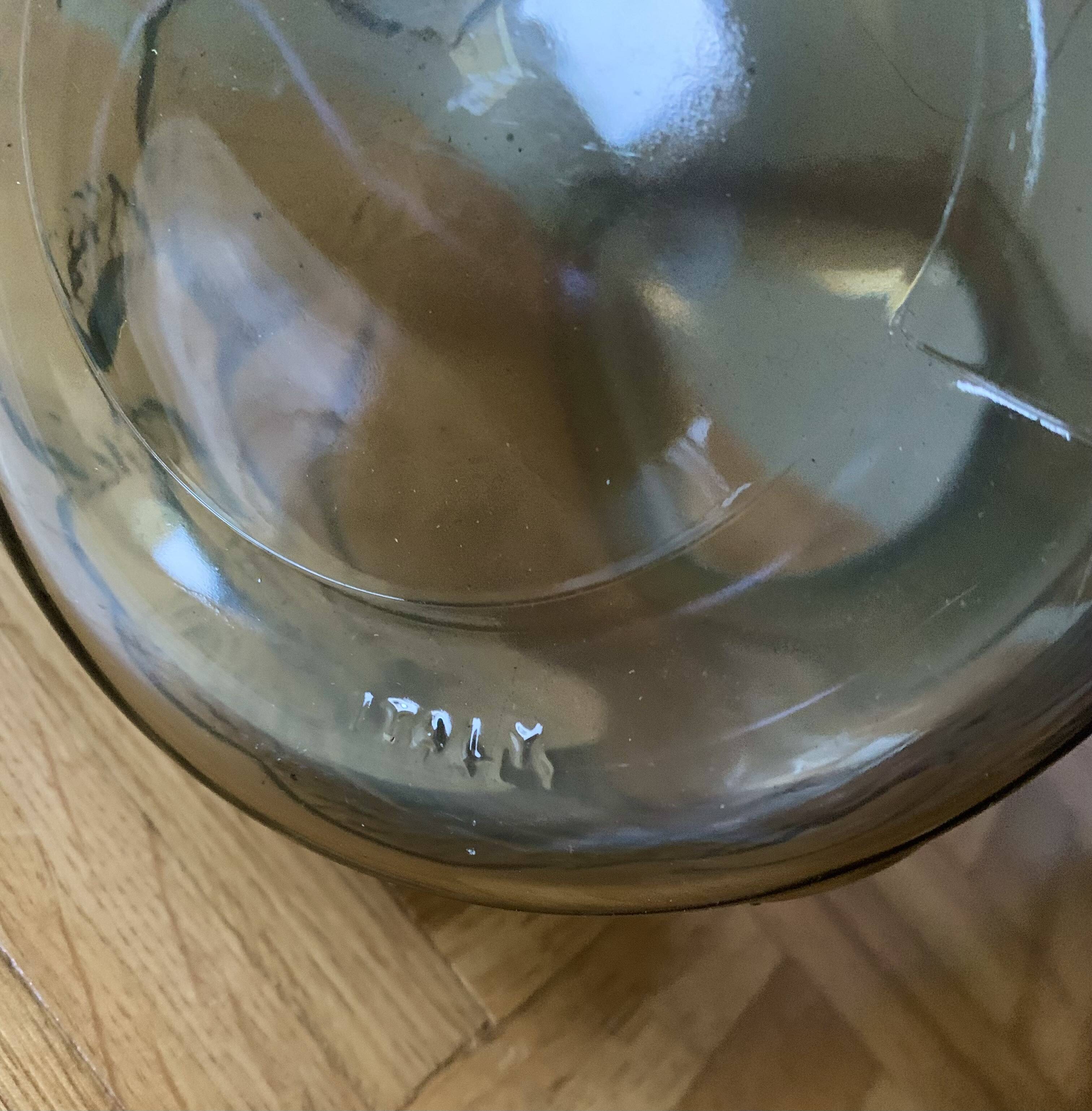 Vintage smoked glass lemonade set - vemam - made in italy