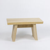 Japanese solid oak stool