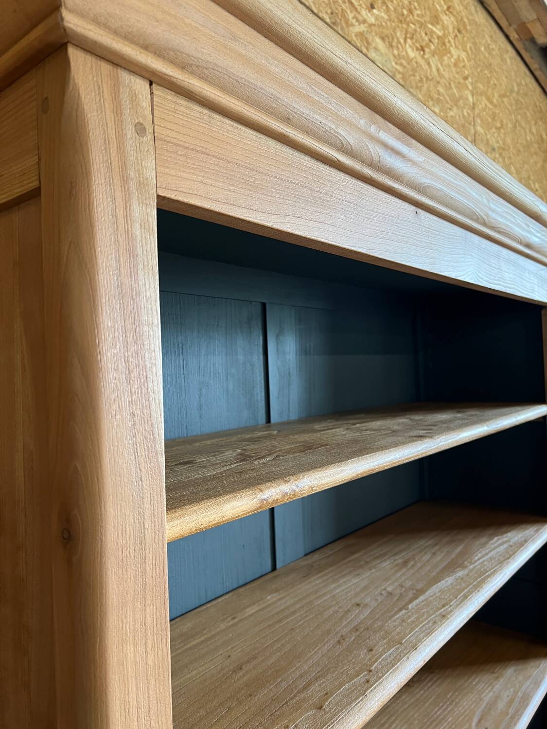 Cherry wood bookcase