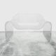 Sculptural acrylic armchair, 80