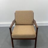 Vintage teak lounge chair,Denmark, 1960s.