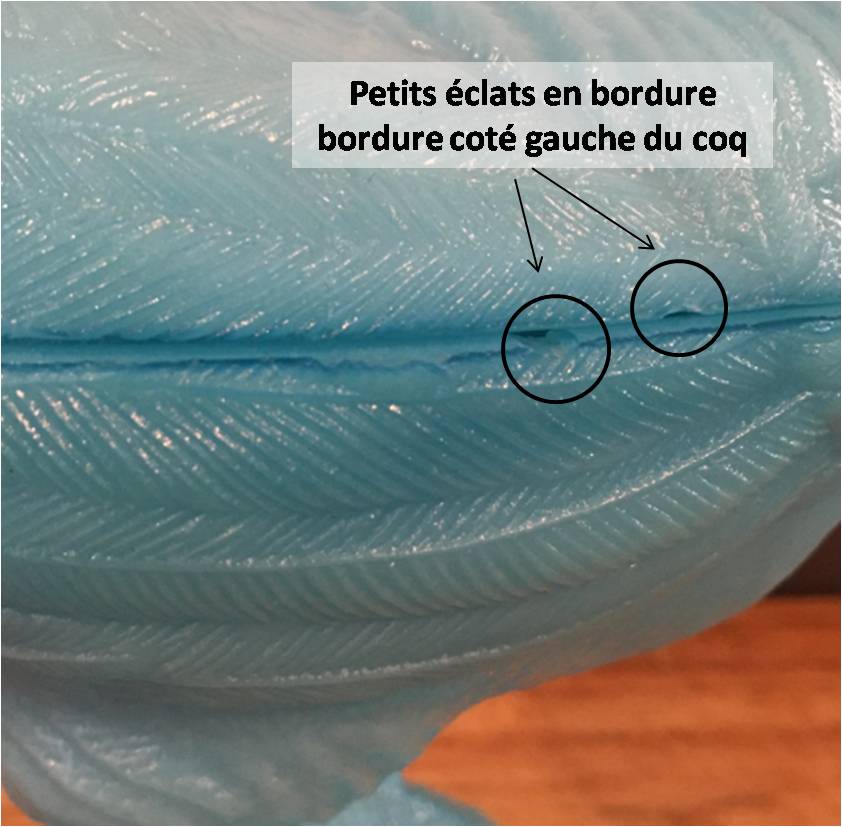 Opaline portieux candy rooster