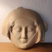 Funeral mask XIV - Official casting Louvre (1979) - Luminous patina