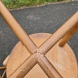 Set of 4 solid organic chairs