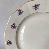 Digoin Sarreguemines dinner plates, floral