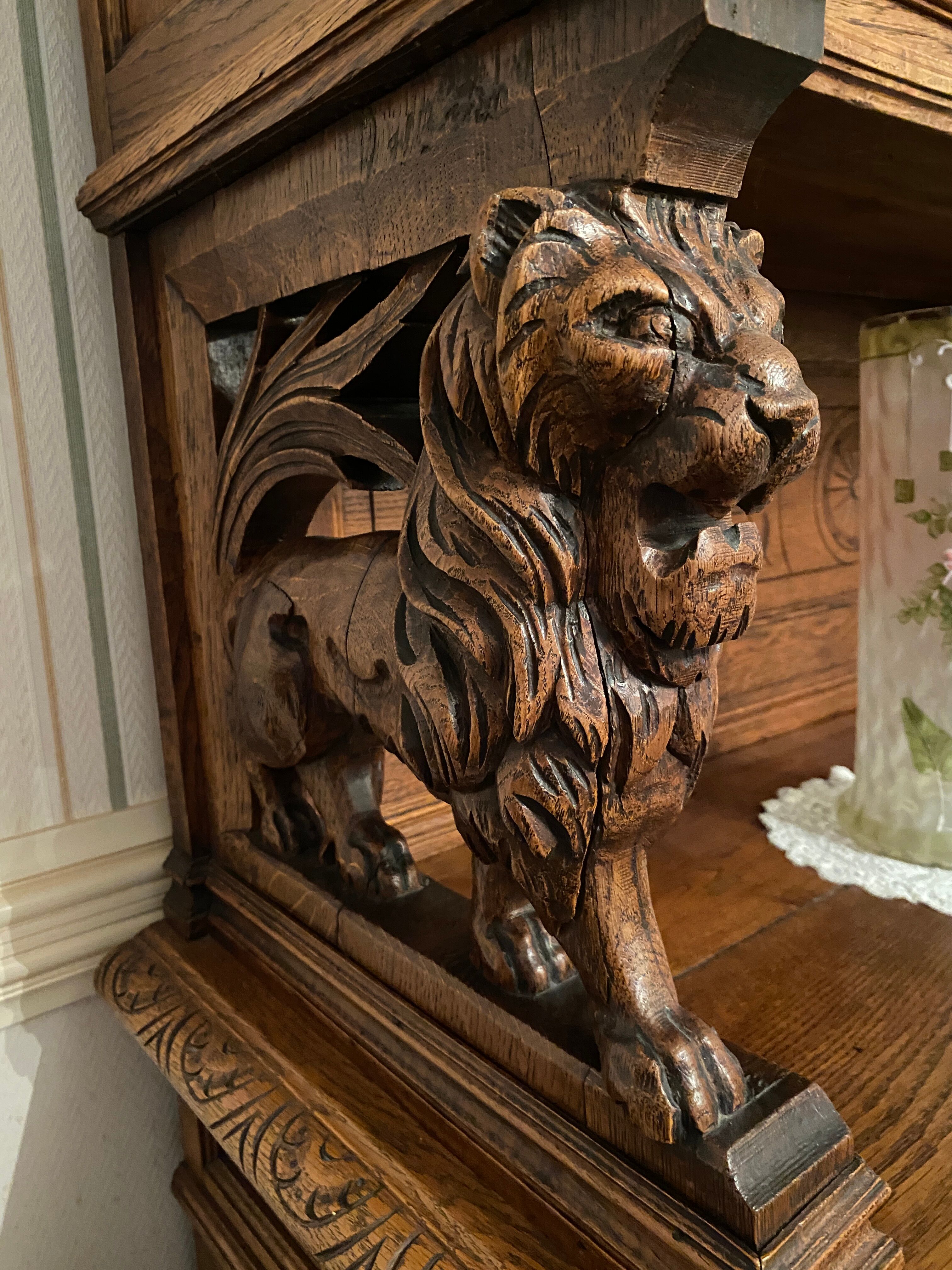 Buffet Henri II 2 oak bodies