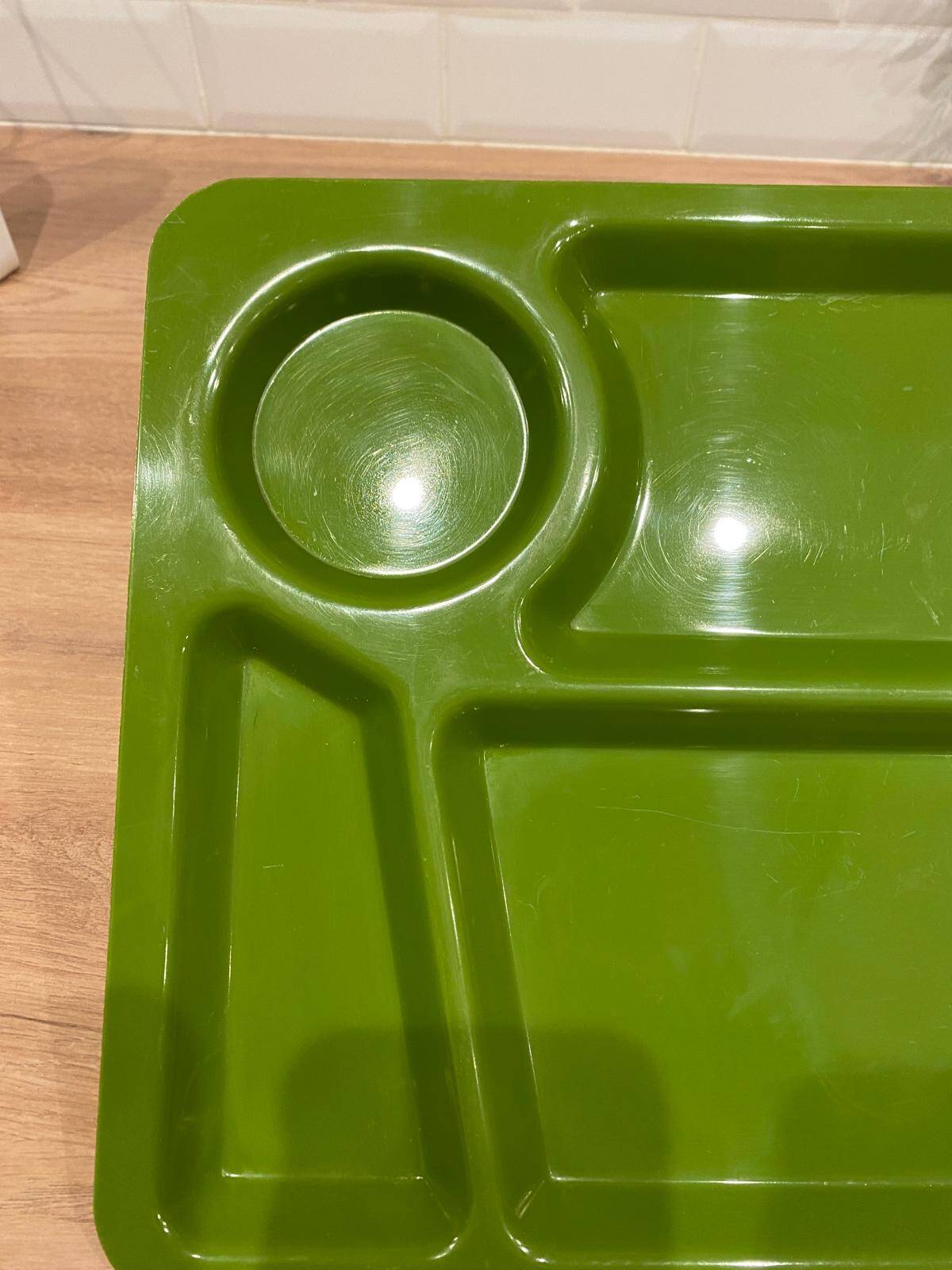 TV tray with compartments